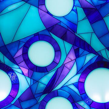 Alcohol Ink Abstract Stained Glass Seamless Digital Pattern