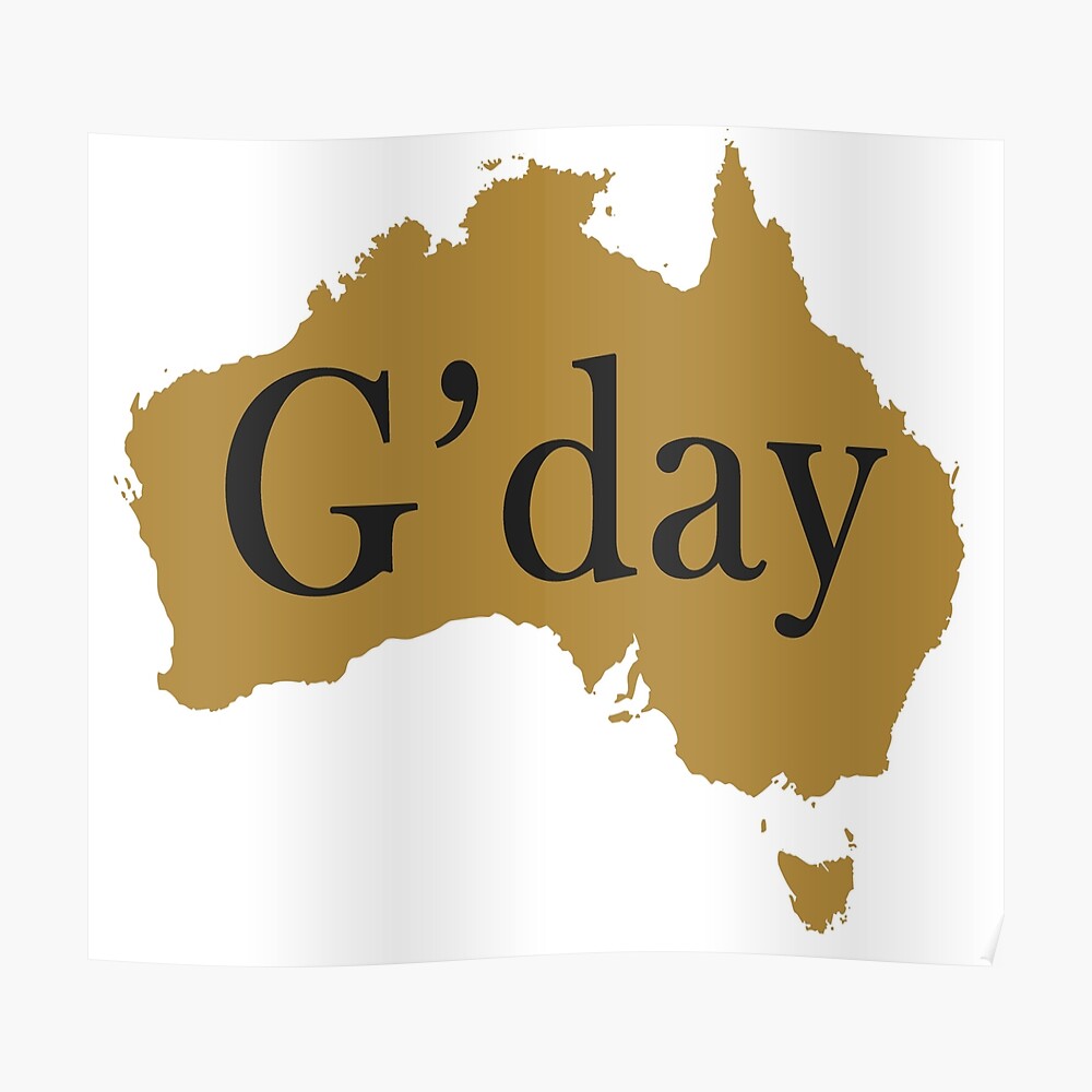 "G'day Happy Australia Day" Poster by Jocker Redbubble