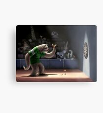 Sloth Darts Metal Print