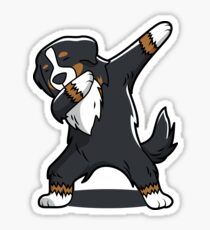 'Bernese Mountain Dog' Cool Dog Dab Dance Sticker