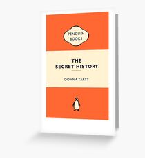 Penguin Book The Secret History Greeting Card