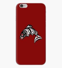 Northwest Pacific coast Haida art Salmon iPhone Case