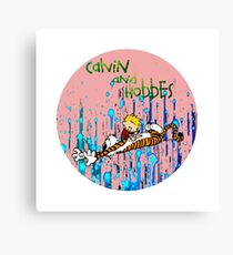 Calvin And Hobbes Canvas Print