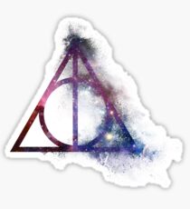 Galaxy hallows (half sand explosion) - wand, cloak, stone Sticker