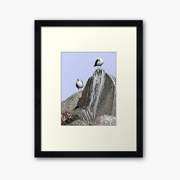 I Just Got Here Framed Art Print