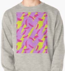 Neon Brush Stroke Pattern Pullover
