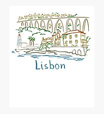 Lisbon Panorama Photographic Print