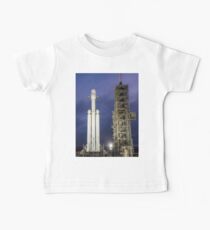 Spacex Falcon Heavy at Night Baby Tee