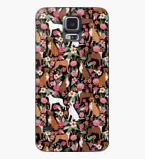 Boxer Blumenhunderasse Geschenke Boxer Hunde müssen Boxer Haustier Liebhaber Hülle & Klebefolie für Samsung Galaxy