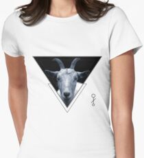 Triangle Goat Sigil Women's Fitted T-Shirt