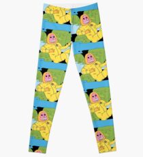 Trouble in the garden of transparent beings Leggings
