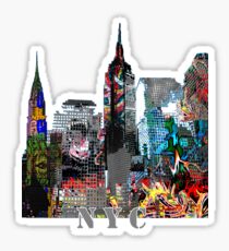 New York City Graffiti Sticker