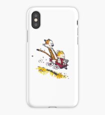 Calvin and Hobbes - Wagon iPhone Case/Skin