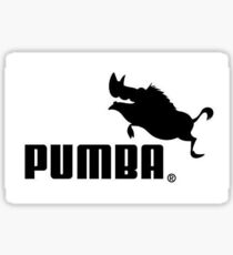 Pumba von König der Löwen mit Puma Sticker