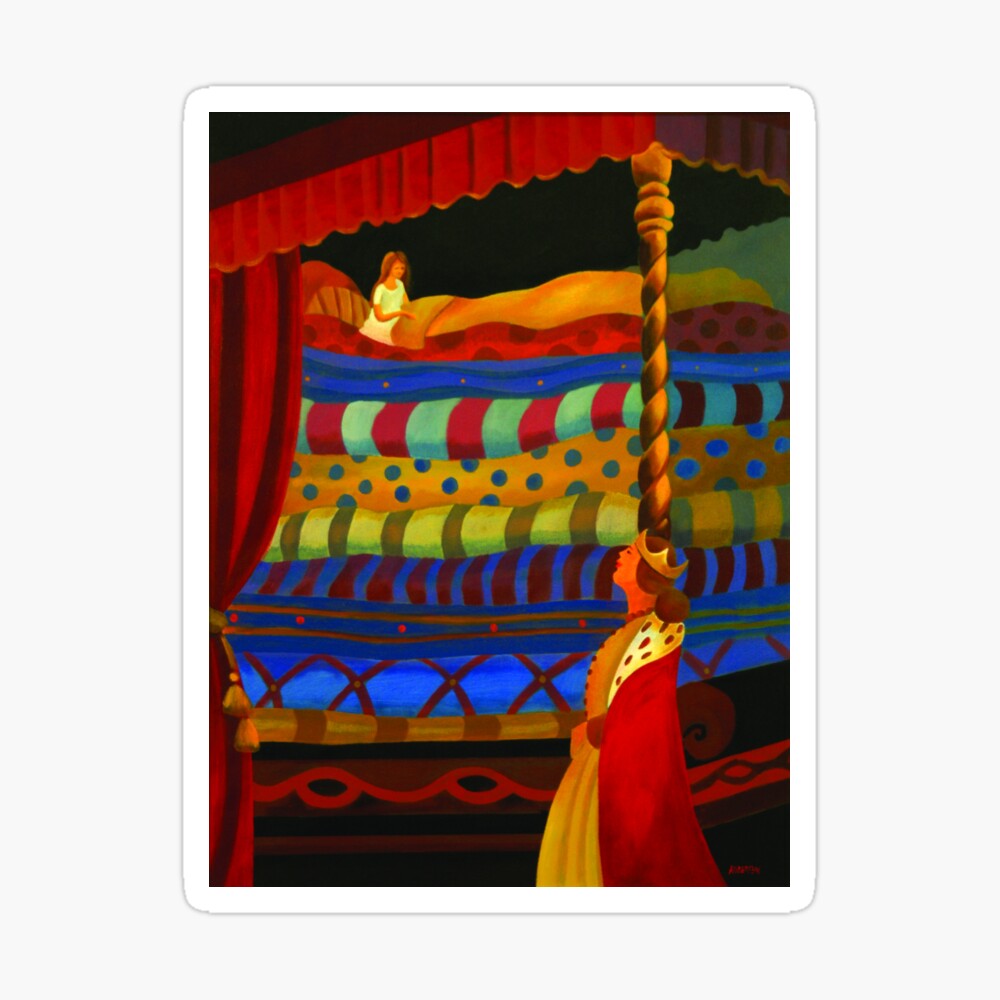 THE PRINCESS AND THE PEA Sticker