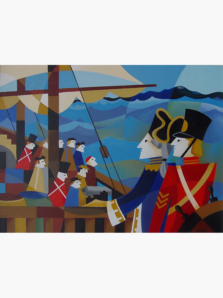 H.M.S.SARAH IN STORM BAY 1837 by arttas