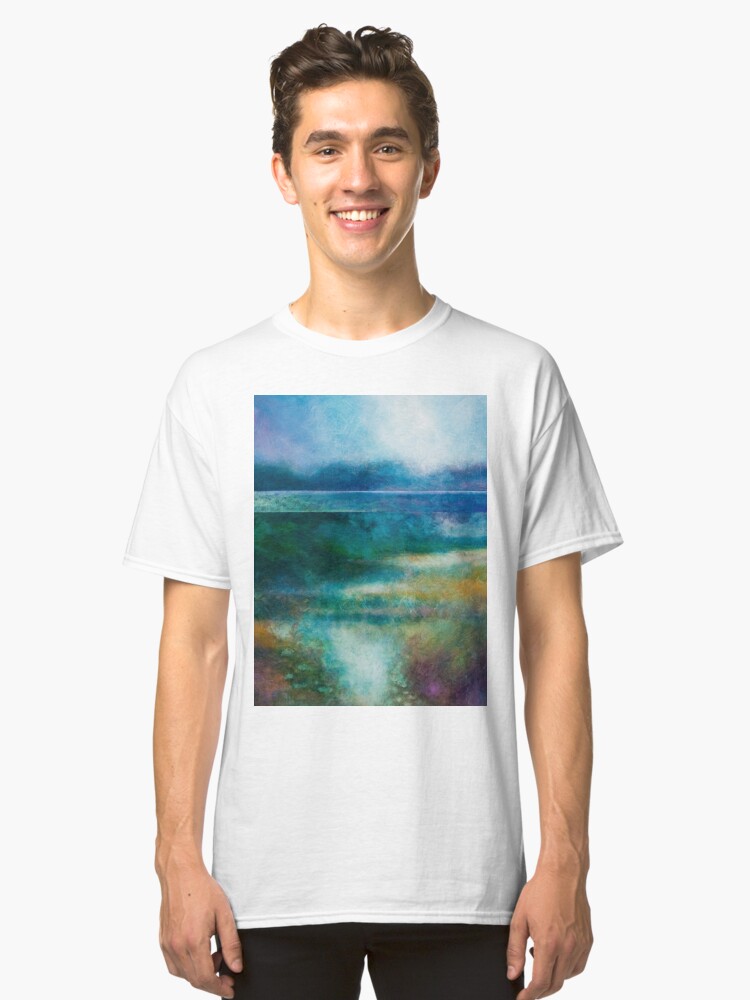 Alternate view of MISTY MORNING, GREAT LAKE Classic T-Shirt