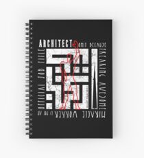 Arabic Typography Architect Spiral Notebook