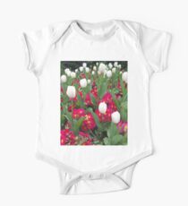 White Tulip Medley One Piece - Short Sleeve