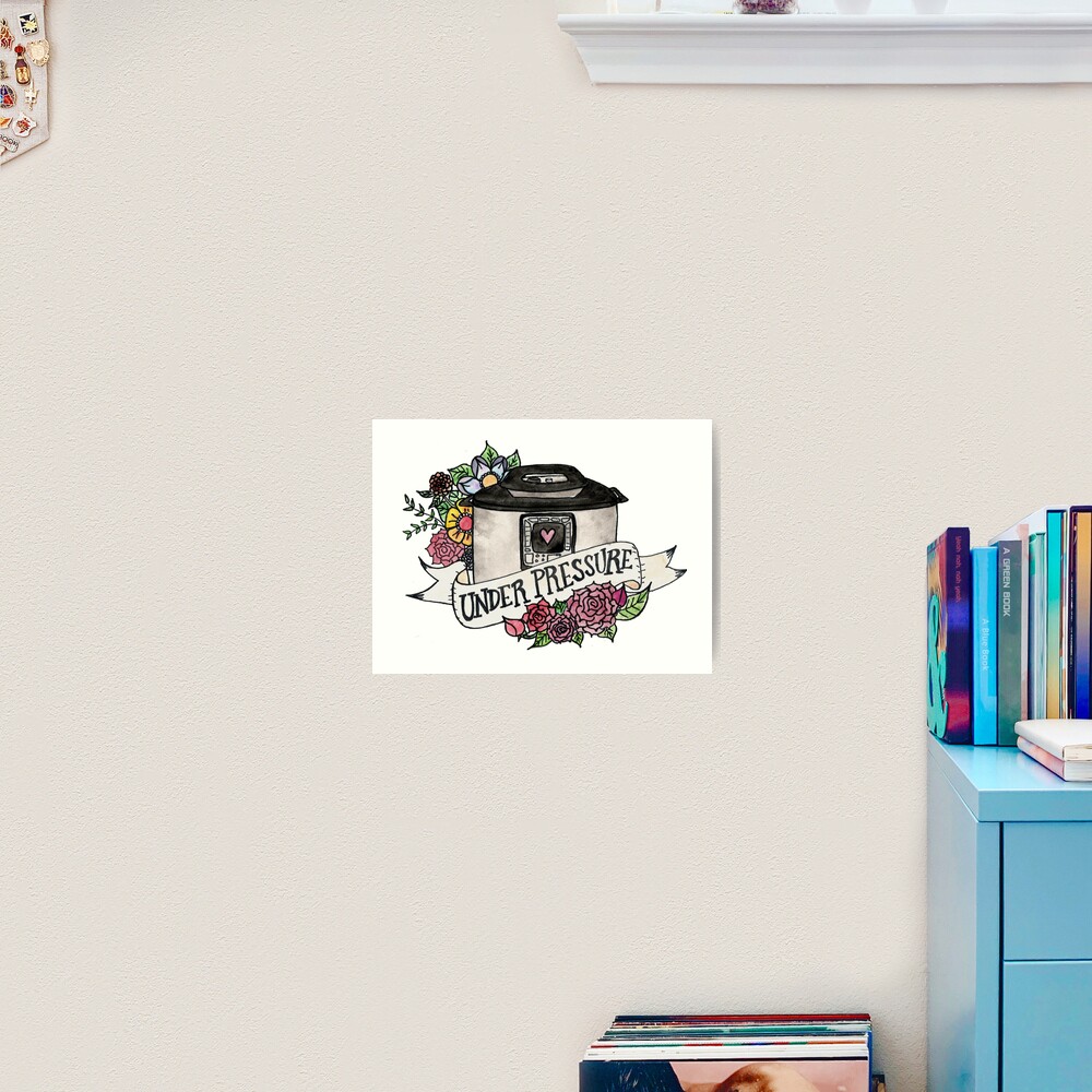 Pressure Cooker Instant Pot Tattoo Style Art Art Print