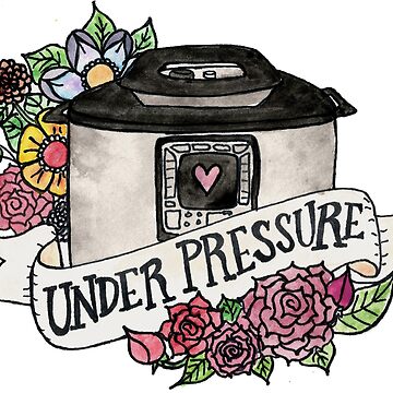 Artwork thumbnail, Pressure Cooker Instant Pot Tattoo Style Art by dudethatsdope