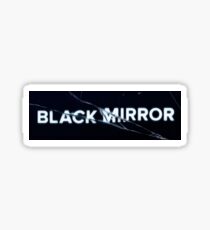Black Mirror Logo Sticker
