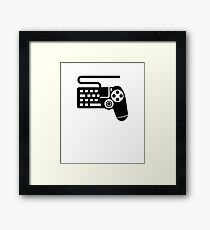Gamer programmer T shirt Framed Print