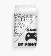 Gamer programmer T shirt Duvet Cover