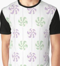 Purple & Green Lollipops Graphic T-Shirt