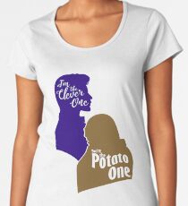 "I'm the Clever One. You're the Potato One." Women's Premium T-Shirt