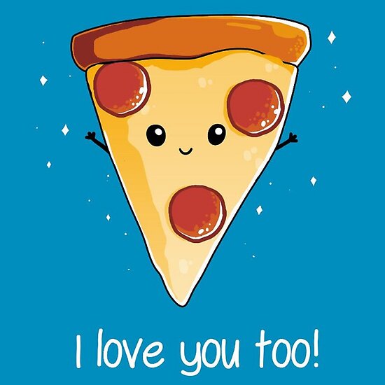 "Cute Pizza " Posters by TheDeltaFighter | Redbubble