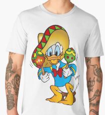 Donald Duck Sombrero Maracas Men's Premium T-Shirt