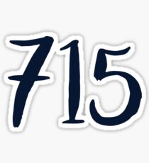 Eau Claire Area Code Sticker