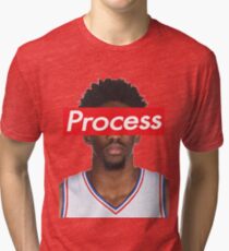 Joel Embiid Philadelphia 76ers Sixers Process Tri-blend T-Shirt