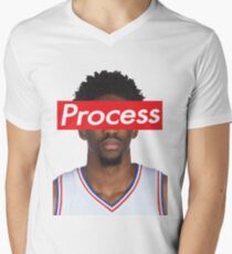 Joel Embiid Philadelphia 76ers Sixers Process Men's V-Neck T-Shirt