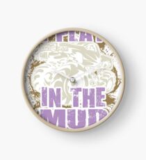 Mud Truck Mega Purple I Play Clock