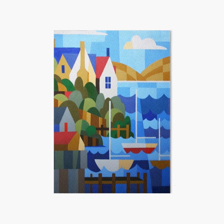 BATTERY POINT, HOBART, TASMANIA Art Board Print