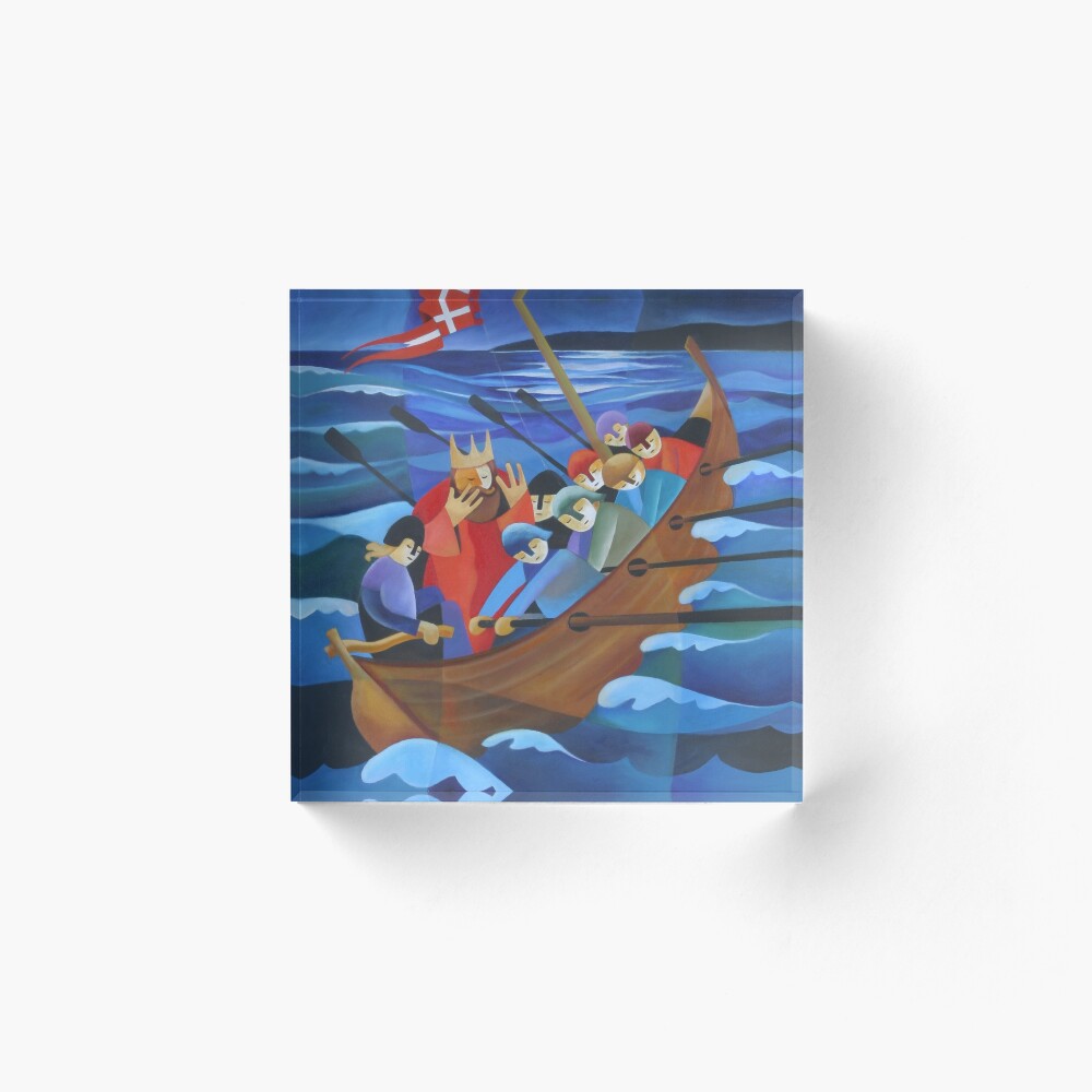 KING CHRISTIAN II's DILEMMA 1523 Acrylic Block