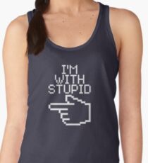 I'm With Stupid Women's Tank Top