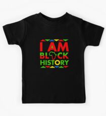 Ich bin Black History Month Black Pride Kinder T-Shirt