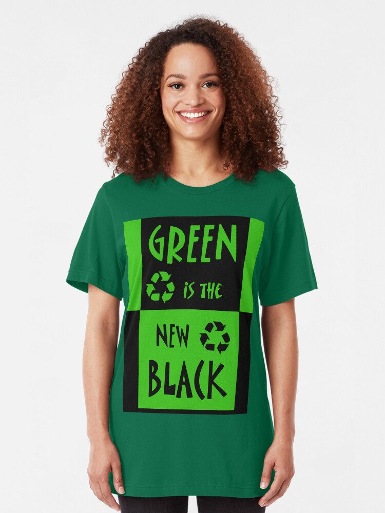 Alternate view of Green is the New Black Slim Fit T-Shirt