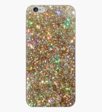 Golden Glitter Frenzy iPhone Case