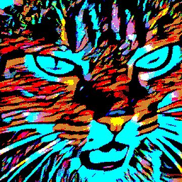 Artwork thumbnail, Nina the Wild Pixelated Cat by StudioDestruct