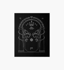 Lord of the Rings - Gates of Moria Ithilden Door Art Board