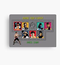 Mortal Kombat – Choose Johnny Cage Canvas Print
