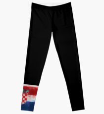 Croatia Flag Reworked No. 66, Series 1 Leggings
