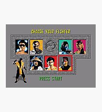 Mortal Kombat – Choose Scorpion Photographic Print