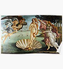 Iconic Sandro Botticelli The Birth of Venus Poster