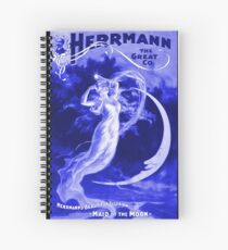 Vintage Magician Poster Spiral Notebook