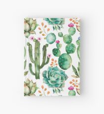 Aquarell Kaktus-Muster Notizbuch